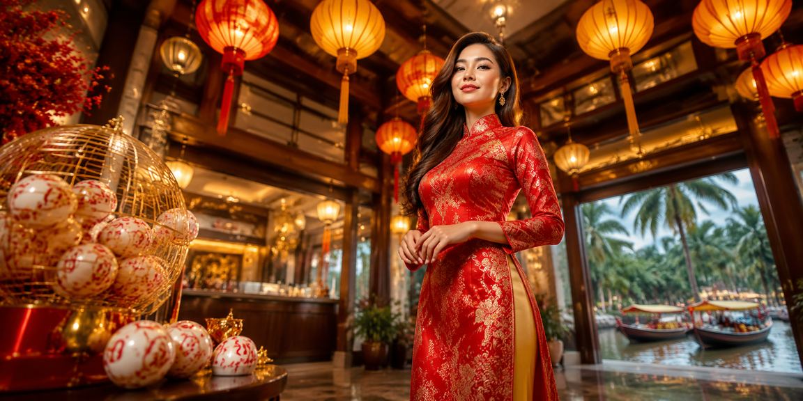 Giao diện ứng dụng sxtg trên điện thoại tại Hội An với ánh đèn lồng giảm thiểu mỏi mắt